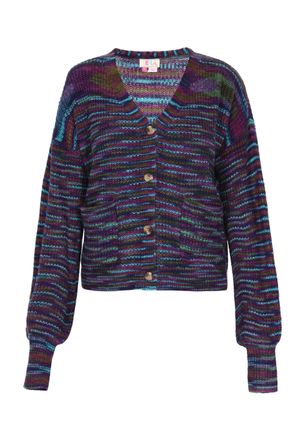 Izia Vest Dames Violet veelkleurig