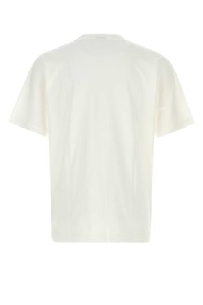 New Balance Mens White Cotton T-Shirt Exterior