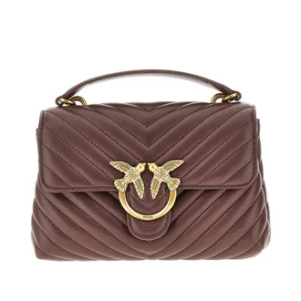 Pinko Chevron nappa leather mini Love Lady Puff bag Woman One Size