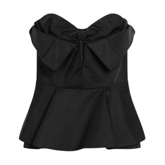 Alexander McQueen Top Cors&eacute; sin Tirantes - Tops - Mujer - Negro - M