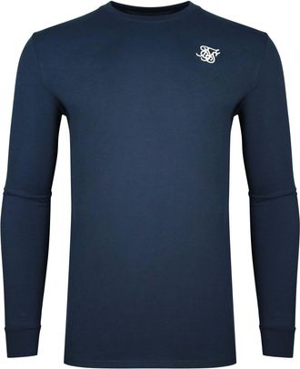 Siksilk T-Shirt SIKSILK Siksilk T-Shirt Essentials, Herren, Gr. XXL, blau, Obermaterial: 95% Baumwolle CO. 5% Elasthan EL., Shirts T-Shirt