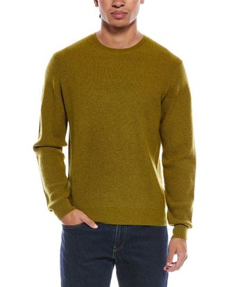 Brodie Moss Stitch Wool & Cashmere-Blend Crewneck Sweater
