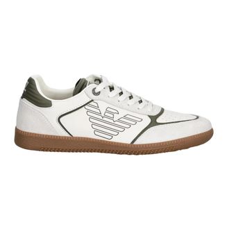 Emporio Armani Heritage Eagle Sneakers - Heren - Sneakers - Beige - 44 2/3 EU - Schoenen