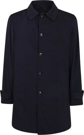 Barba Sportieve Mono Jas - Heren - Mantel - Blauw - 3XL - Jassen
