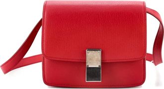 Celine Classic Box Bag Grainy Leather Small crossbody bag - Rood