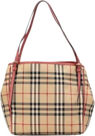 Burberry Pre-owned Shoulder Bags, female, Brown, Size: ONE SIZE Pre-owned Leather shoulder-bags