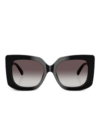 Jimmy Choo Eyewear stud-embellished square-frame sunglasses - women - Acetate - 54 - Black