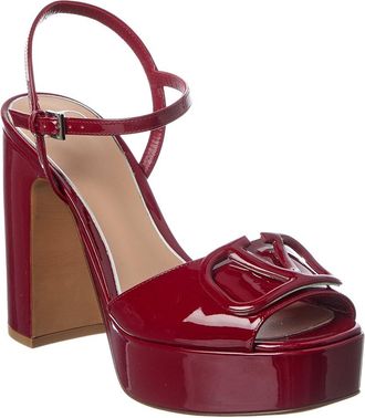 Valentino Vlogo 115 Patent Platform Sandal