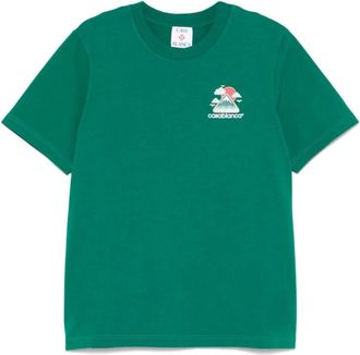 Casablanca Groene Golf Grafische Print T-shirt - Heren - T-shirts - Groen - S - Tops