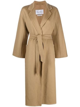 Max Mara Brown Double-Breasted Trench Coat