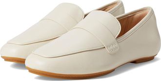 FitFlop Delicato Soft Leather Loafers Womens Flat Shoes Paris Beige : 8.5 M (B)