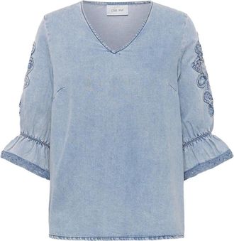 Cream Mujer, Blusas y Camisas, Azul, Talla: M