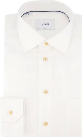Eton Heren, Overhemden, Wit, Maat: 3XL