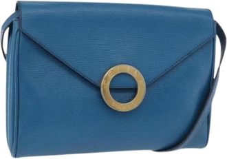 Celine Pre-owned Cross Body Bags, female, Blue, Size: ONE SIZE Pre-owned Vintage Shoulder Bag