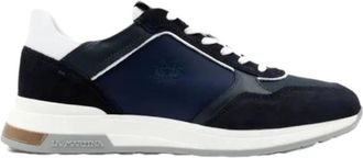 La Martina Blauwe Lage Sneakers - Heren - Sneakers - Blauw - 39 EU - Schoenen