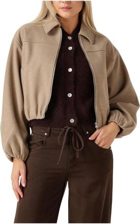 Second Female Jassen, Dames, Bruin, L, Polyester, Dexa Jacket