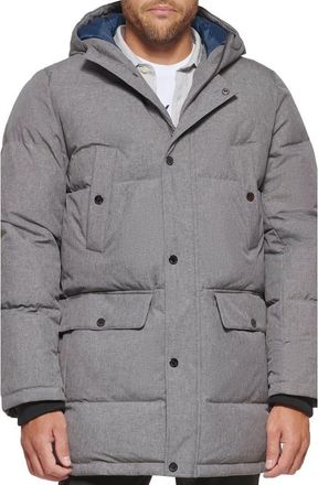 Dockers Dockers Arctic Hooded Quilted Puffer Jacket in Heather Grey at Nordstrom Rack, Size Xx-Large