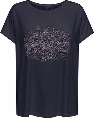 Only Play T-shirt met ronde hals en korte mouwen