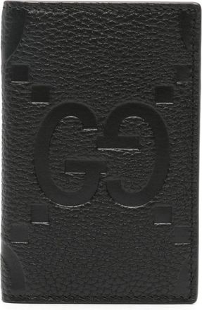 Gucci Jumbo GG leather cardholder - men - Leather - One Size - Black