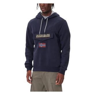 Napapijri Hoodies, male, Blue, Size: 2XL Burgee Wint 4 Np0A892T