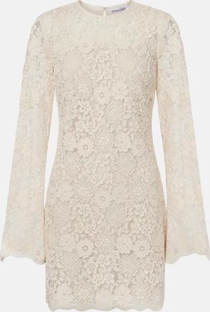 Veronica Beard Vestido corto Teresia de tul bordado
