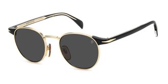 David Beckham DB 1223/S RHL/IR Mens Sunglasses Gold Size 49