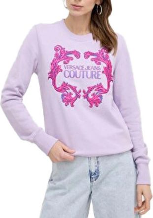 Versace Jeans Couture Felpa - Dames - Sweatshirts - Paars - XS - Hoodies & sweatvesten