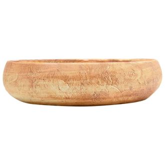 Berkfield Home Durable Countertop Basin Brown Oval 59x40x15 cm Ceramic | Size: 59 x 40 x 15 cm