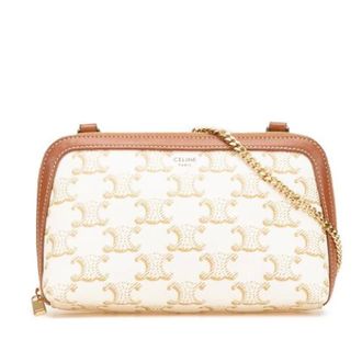 Celine Pre-owned Mini Bags, female, White, Size: ONE SIZE Pre-owned Vintage Mini Bag