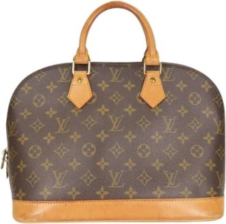 Louis Vuitton Pre-owned Handbags, female, Brown, Size: ONE SIZE Pre-owned Canvas Handbag