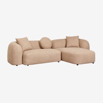 Sklum Sklum - Sof&aacute; Modular Chaise Longue Derecho De 2 Piezas En Chenilla Coco