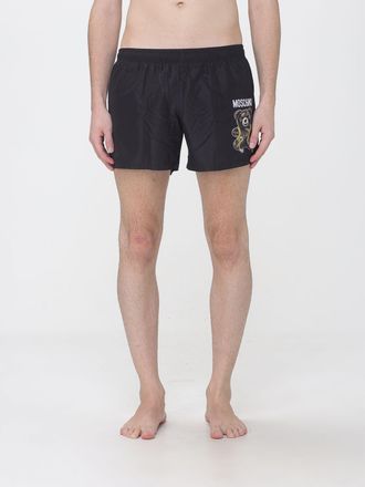 Moschino Boxer mare in poliestere con stampa logo Teddy Bear