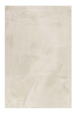 Esprit Alfombra de piel de conejo artificial suave blanco beige 200x290