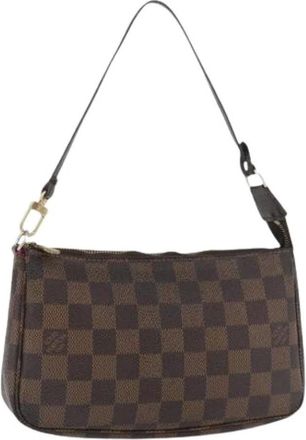 Louis Vuitton Pre-owned Shoulder Bags, female, Brown, Size: ONE SIZE Pre-owned Vintage Pouch