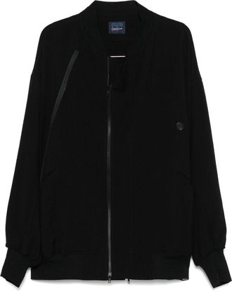 Yohji Yamamoto Jack met dubbele rij knopen - Zwart