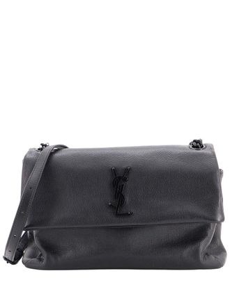Saint Laurent Black Leather West Hollywood Shoulder Bag Medium (Authentic Pre- Loved)