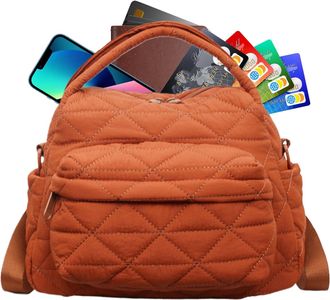 Generic Womens Shoulder Bag, Multiple Pockets, 18cm, Multi-Pocket Handbag, Soft Travel Purse, Soft Material, For Family, Friends, Adults, Work, Travel