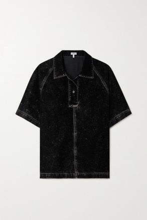 Loewe Polo In Misto Cotone - Nero