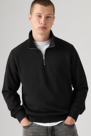 Levi's Jersey Original Housemark con cremallera de un cuarto - Hombre - 2XL - Negro / Mineral Black