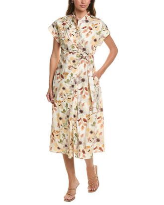 Gracia Flower Print Cross Body Dress