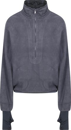 Entire studios Shell Fleece Cropped High Collar Top