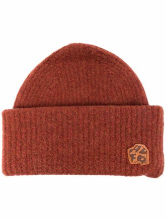 Ader Error ribbed knit beanie - men - Yak/Nylon/Acrylic/Wool/Polyurethane - One Size - Red