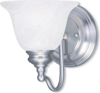 Livex Lighting Livex Essex 1-Light Brushed Nickel Bath-Light