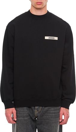 Jacquemus Black Le Gros Grain Crewneck Sweatshirt