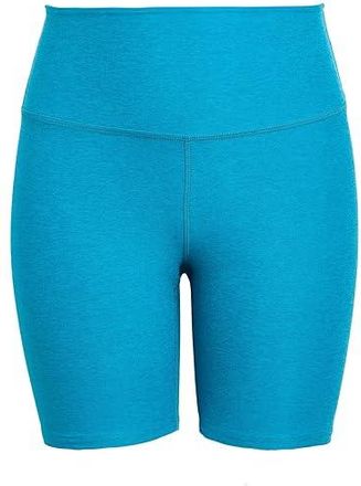 Beyond Yoga Plus Size High Waisted Biker Shorts Womens Shorts Island Blue Heather : 2X (US Womens 22-24) 7, Polyester/Spandex