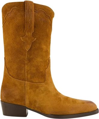 PARIS TEXAS Hilda Boot 35 - Dames - Cowboylaarzen - Bruin - 39 EU - Leer - Schoenen