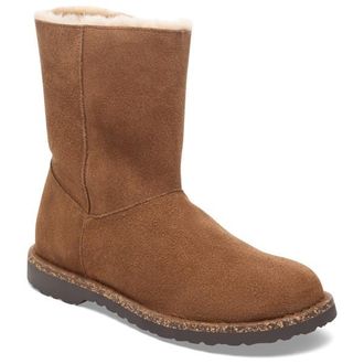 Birkenstock Uppsala Zip Suede Shearling Winterschuhe f&uuml;r Damen | braun