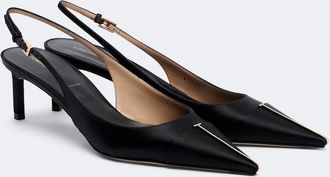 Tom Ford Satin slingback pumps