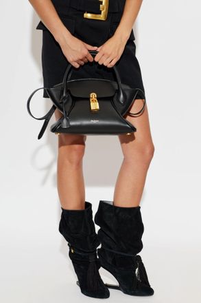 Balmain Pulse Day Small Bag, Womens, Black