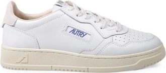 Autry White Perforated Medalist Sneakers